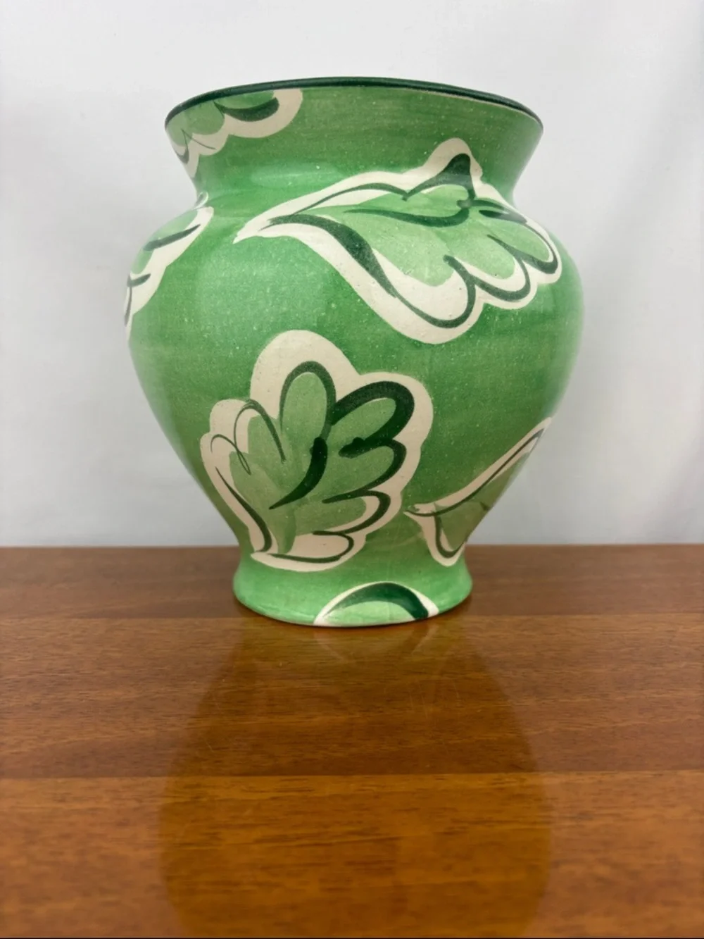 Vintage Fioriware jardinware zanesville hand painted pottery vase - Picture 8 of 9